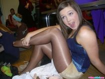 Cute innocent girl gets
